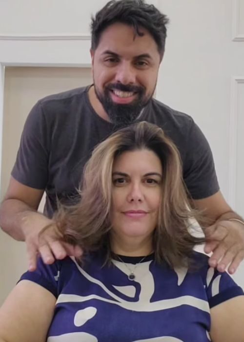 Corte de cabelo no Cirs Salão de Beleza, Vila Olivo, Valinhos